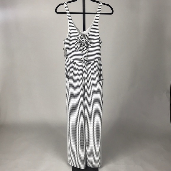 NWT Mara Hoffman Swim Terry Cloth Stripe Jumpsuit - Picture 2 of 8